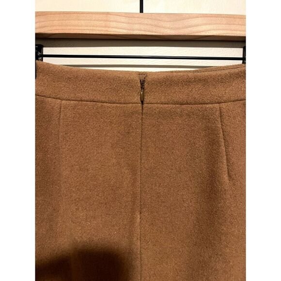 NWT J. Crew Factory Mercantile Skirt in Double-Serge Wool Women's Size 0 - Picture 5 of 8
